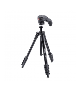 Manfrotto Compact Action Black - kit trepied foto