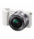 Sony A5100 Aparat Foto Mirrorless 24MP APSC Full HD Kit cu Obiectiv 16-50 F/3.5-5.6 OSS Alb