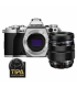 Olympus OM-D E-M5 Mark II Aparat Foto Mirrorless 16MP MFT Full HD Kit cu Obiectiv 12-40mm F2.8 Argintiu / Negru