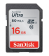 SanDisk SDHC Ultra 16GB 80Mb UHS-I U1Class 10