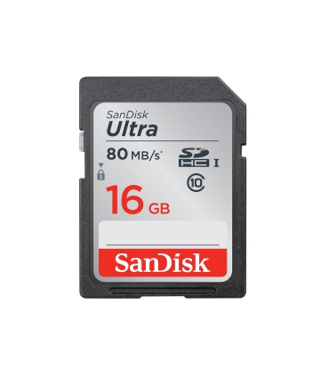 SanDisk SDHC Ultra 16GB 80Mb UHS-I U1Class 10