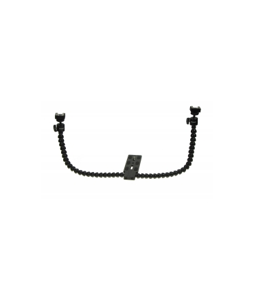 KDFM-1 adaptor cu brate flexibile pentru doua blitzuri