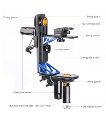 Cap macara motorizat Sevenoak SK-ECH04