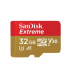 Sandisk Extreme microSDHC 32GB + SD Adapter + Rescue Pro Deluxe 100MB/s UHS-I U3
