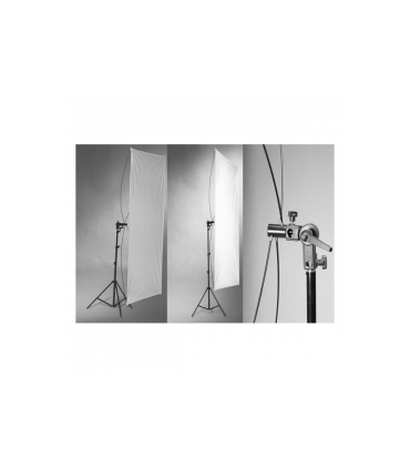 Kast blenda reflexie Silver/White, 90x180cm, cu suport