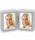 Zep Double Photo Frame 8735DL Silver 2x 3,5x4,5 cm