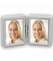 Zep Double Photo Frame 8735DL Silver 2x 3,5x4,5 cm