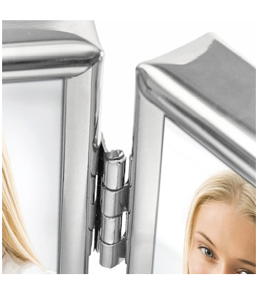 Zep Double Photo Frame 8735DL Silver 2x 3,5x4,5 cm