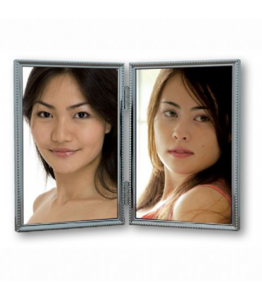 Zep Double Photo Frame 120DS04-4R Silver 2x 10x15 cm