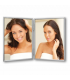 Zep Double Photo Frame 120DS01-4R Silver 2x 10x15 cm