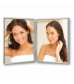 Zep Double Photo Frame 120DS01-4R Silver 2x 10x15 cm