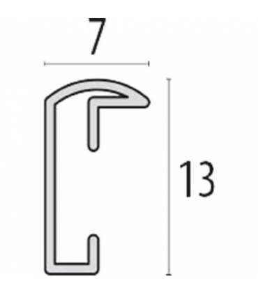 Zep Aluminum Photo Frame AL1S2 Silver 13x18 cm