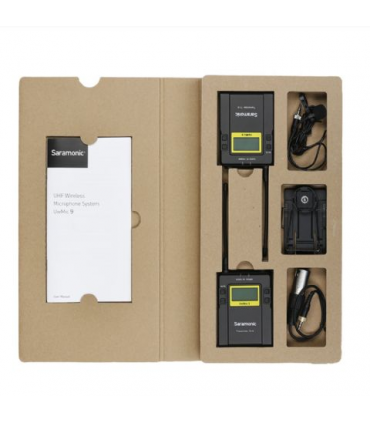 Kit Lavaliera XLR+ jack - Saramonic UwMic9 (TX9 +TX9 +RX9)