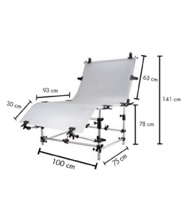 Falcon Eyes Photo Table ST-1020A with Lighting