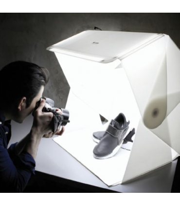 Cub foto pliabil cu led 62,5x64x55  Orangemonkie Foldio3