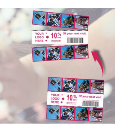 Hartie DNP 2 role de 200 de printuri 15x20 perforată la 5x20 și 10x20 cm pentru DS620