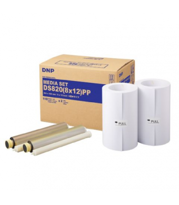 DNP Paper DM812820 Premium 2 Rolls with 110 prints 20x30 for DS820