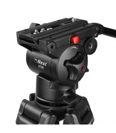 Nest Video Tripod NT-670 + Fluid Damped Pan Head
