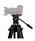 Trepied video cap de panoramare cu amortizare fluida Nest NT-777
