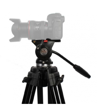 Trepied video cap de panoramare cu amortizare fluida Nest NT-777