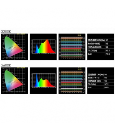 Falcon Eyes Bi-Color LED Spot Lamp Dimmable CLL-1600TDX on 230V