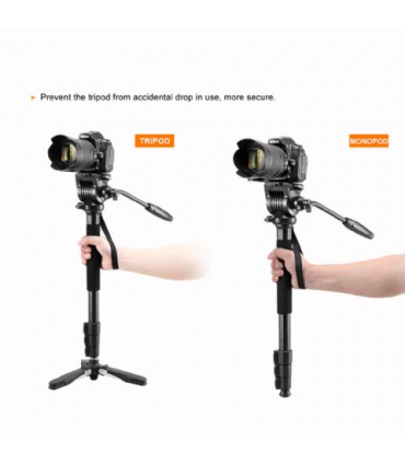 Monopied video Nest NT-329M H145 cm