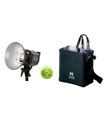 Blitz de Studio Falcon Eyes GN-150MV cu Acumulator Baterie Pack