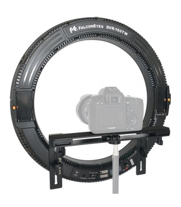 Falcon Eyes Wi-Fi Bi-Color LED Ring Lamp Dimmable DVR-160TW