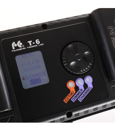 Falcon Eyes Bi-Color LED Lamp Set T6 incl. Battery