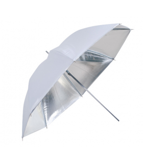 Umbrela de reflexie argintie/alba 122 cm Falcon Eyes UR-48S