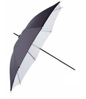 Umbrelă Falcon Eyes UR-48WB Albă/Neagră 122 cm