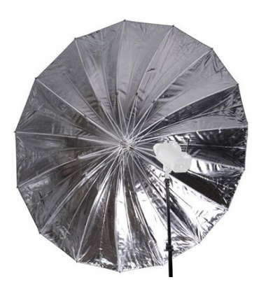 Umbrela argintie/alba 216cm Jumbo Falcon Eyes UR-T86S