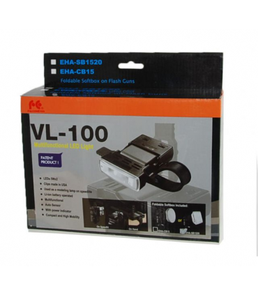 Lampa de modelare cu LED Falcon Eyes VL-100 pentru blituri de aparat cu softbox