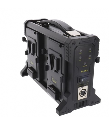 Rolux Battery Charger RL-4KS for 4 x V-Mount Battery