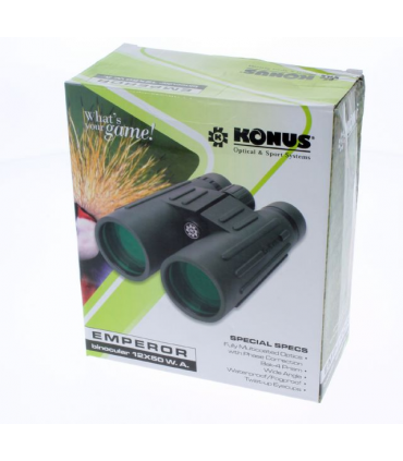 Binoclu Konus Emperor 12x50 WP/WA met Phasecoating