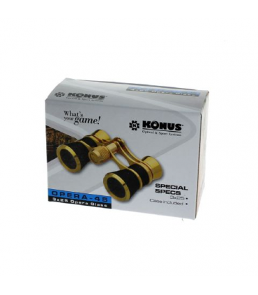 Konus Opera Glass Opera-45 3x25 Black/Gold
