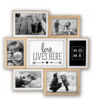 Zep Wooden Collage Photo Frame TJ327 Watson for 7 Photos
