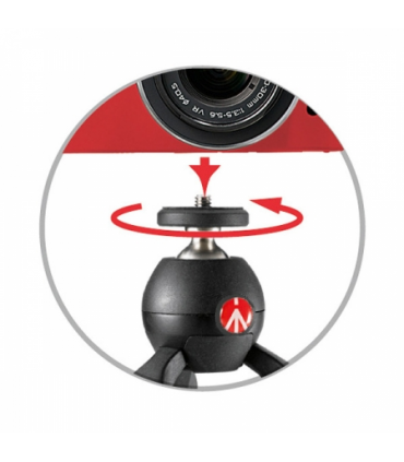 Manfrotto Pixi - minitrepied foto negru