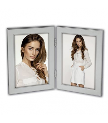 Zep Photo Frame S4024 Olimpia Silver Double 2x10x15 cm
