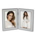 Zep Photo Frame S4025 Olimpia Silver Double 2x13x18 cm