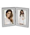 Zep Photo Frame S4025 Olimpia Silver Double 2x13x18 cm