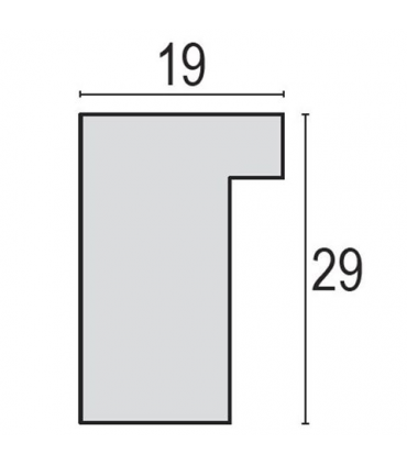 Zep Photo Frame V5957W Niki White 9x13 / 13x18 cm