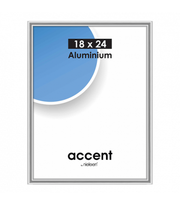 Nielsen Photo Frame 53423 Accent Silver 18x24 cm