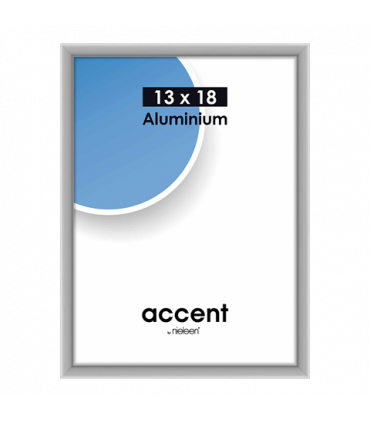 Nielsen Photo Frame 53224 Accent Frosted Silver 13x18 cm