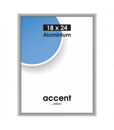 Nielsen Photo Frame 53424 Accent Frosted Silver 18x24 cm