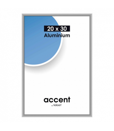Nielsen Photo Frame 53524 Accent Frosted Silver 20x30 cm