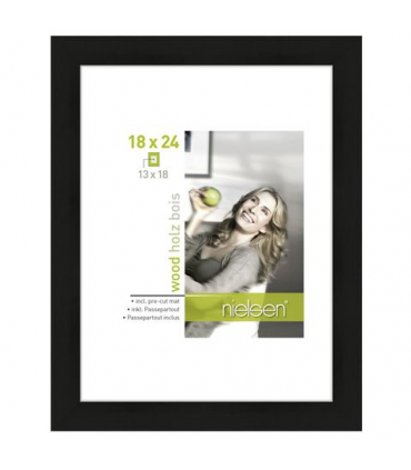 Nielsen Photo Frame 8988041 Apollon Black 18x24 / 13x18 cm