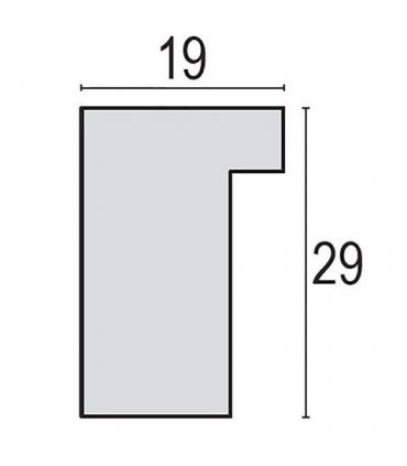 Zep Photo Frame V5970B Niki Black 40x60 / 50x70 cm