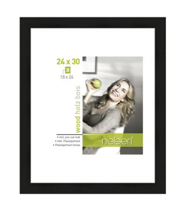 Nielsen Photo Frame 8988006 Apollon Black 24x30 / 18x24 cm