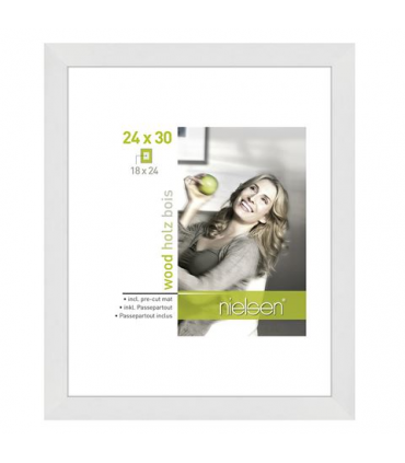 Nielsen Photo Frame 8988007 Apollon White 24x30 / 18x24 cm